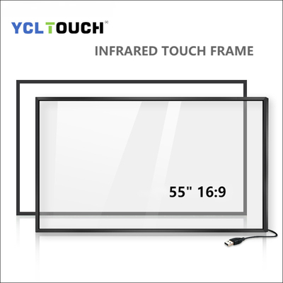 YCLTOUCH 55 Inch Infrared Touch Frame High Precision Interactive Open Frame
