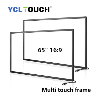 20 Points YCLTOUCH 65 Inch Ir Multi Touch Frame Customized Size