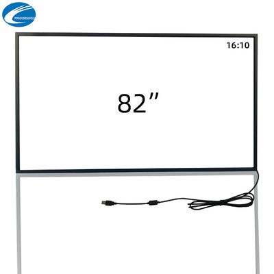 Customized 82 Inch IR Touch Screen Frame USB Interface 20 Points