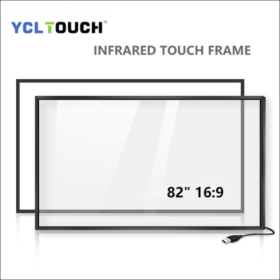 YCLTOUCH Bingkai Layar Inframerah Multi Sentuh 82 Inci Dengan 20 Titik Sentuh